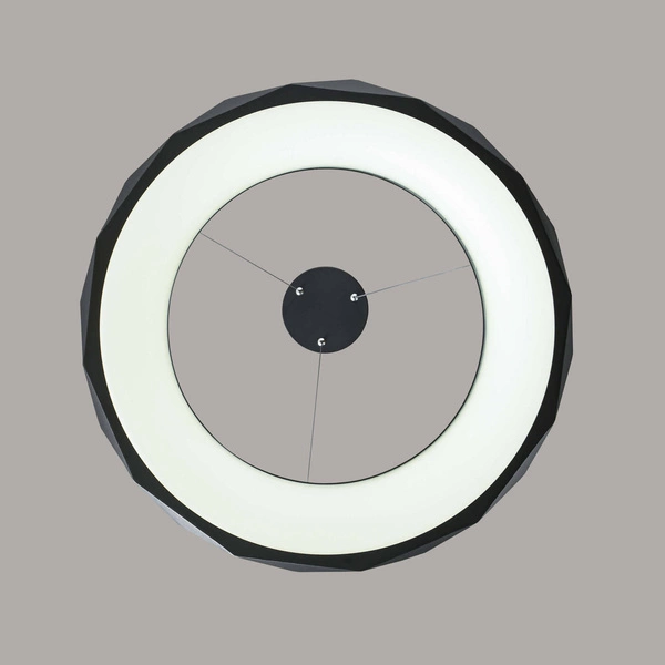 Lampa wisząca REUS LED czarna 60cm