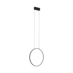 Lampa wisząca CIRCOLO LED 45cm 18W barwa ciepła 3000K | czarny 10810