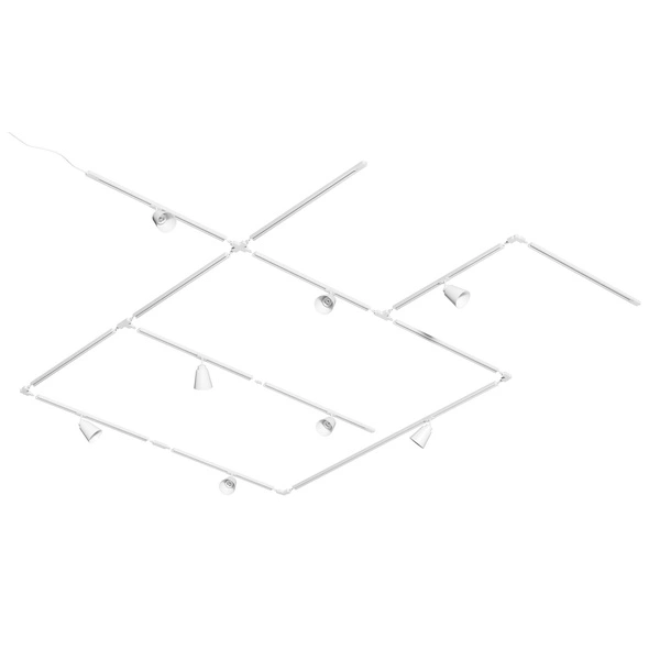 Oświetlenie szynowe KoniekLink GU10 50W Metal | Biały