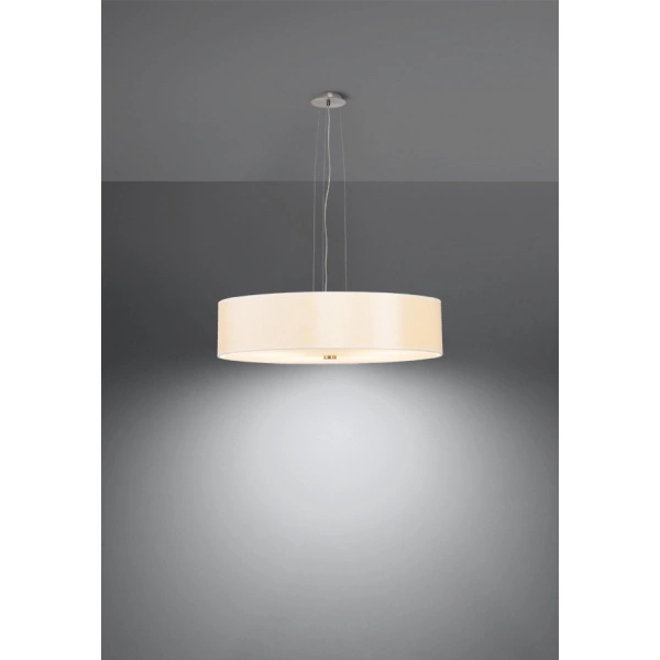 Lampa wisząca SKALA SL.0757, 50cm, biała, 5x60W E27