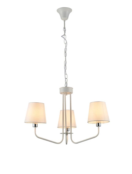 Lampa wisząca YORK LEDEA, 50203098, biała, 3x60W E14