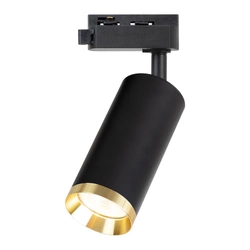 Oprawa Mica Track Czarny + Złoty 1xGU10