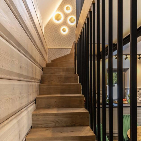 Plafon PLATILLO, średni, złoty, 12W LED, barwa ciepła 3000K