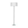 Lampa podłogowa Leila 1xE27 maks. 60W chromowany metal/przezroczysty kabel PVC/wielokolorowy papier + klosz z PCV ze wzorem krokodyla 6651028
