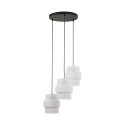 CALISTO WHITE LAMPA WISZĄCA 3 KOŁO 6018