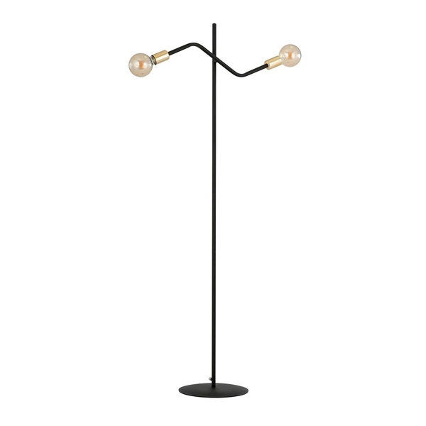 Lampa podłogowa Emibig BOLT LP2 Czarny GOLD 1125/LP2