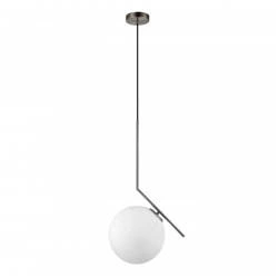 Lampa wisząca FABIO dł. 31,7cm E27 | nikiel