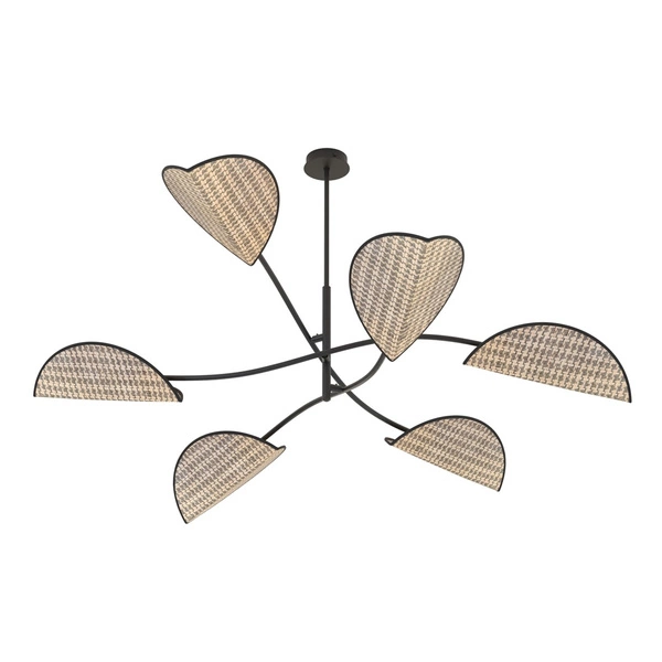 Lampa sufitowa Emibig LOTUS 6 BL NATURAL 1463/6