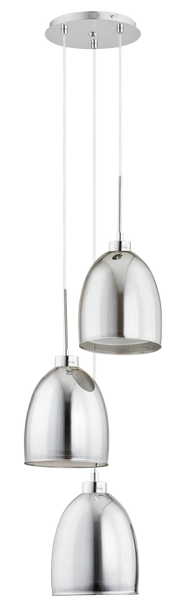 Lampa wisząca ALFA RONDA CHROM 3xE27 34cm | 60143