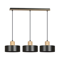 Lampa wisząca Emibig TORIN 3 Czarny 1046/3