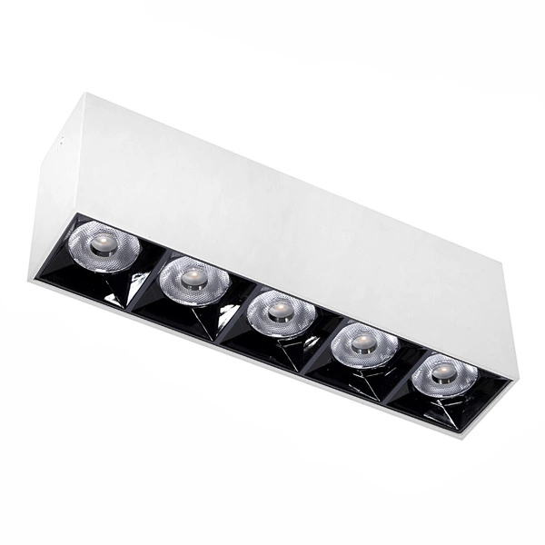 Lampa liniowa natynkowa 15w 4000K biało-czarna JDL-3T