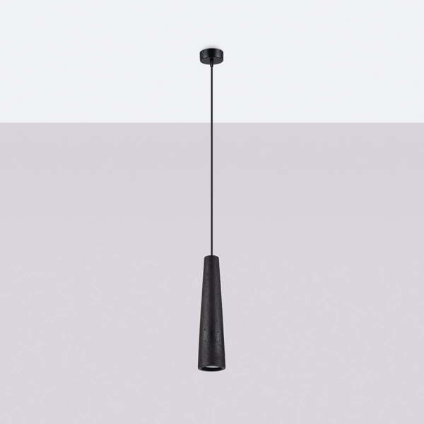 Lampa wisząca ELECTRA czarna beton
