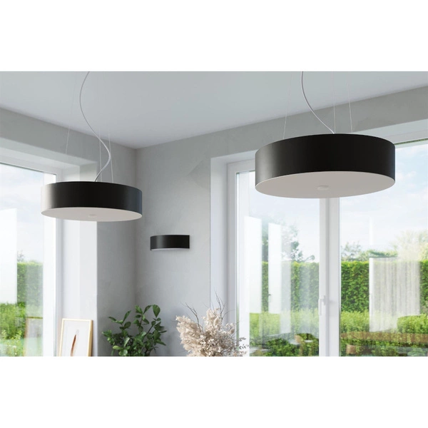 Lampa wisząca SKALA SL.0808,100cm, czarna, 6x60W E27