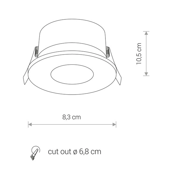 8376 Oprawa oświetl."GOLF BLACK" 8376