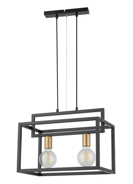 Lampa Sigma VIGO 2 czarny/złoty lampa wisząca 32439