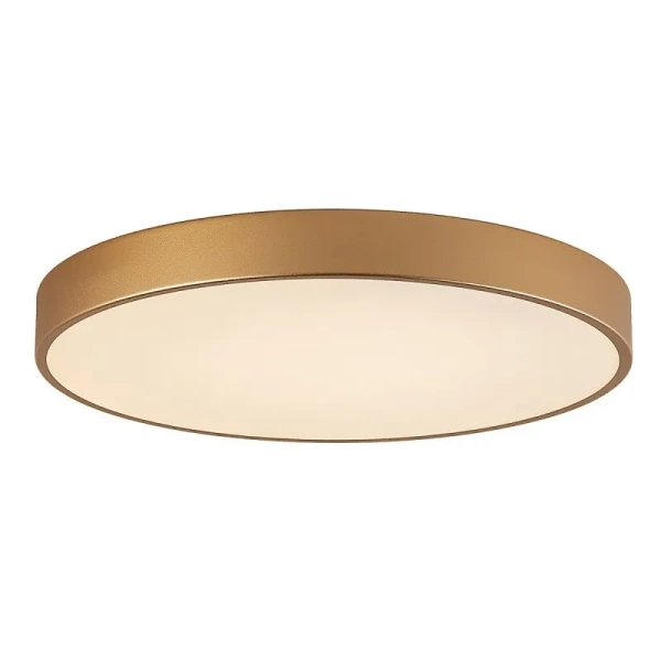 Plafon Italux ORBITAL śr. 60cm 60W LED ciepła biel 3000K | złoty
