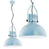 Lampa wisząca zwis MEDINA niebieski/biały śr. 37,5cm