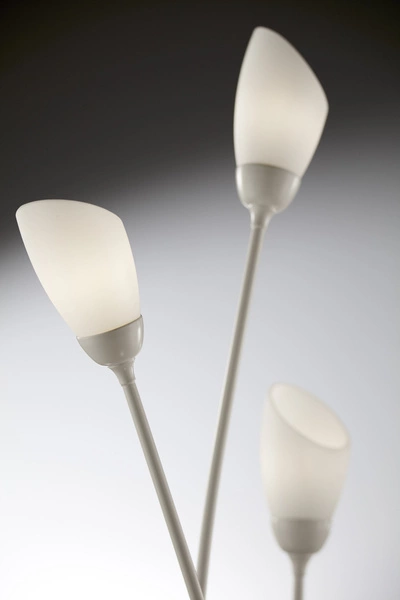 Klasyczna Lampa podłogowa GLORIOSA wys. 160cm 9xG9 14W IP20 | piaskowo-szary