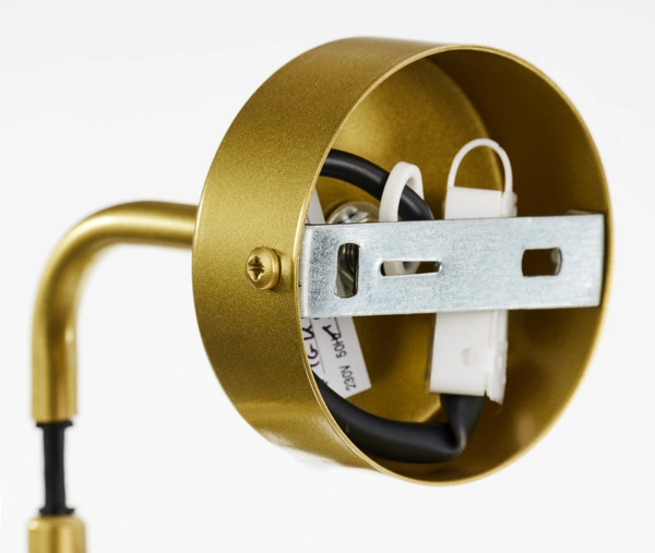 Nowoczesny Kinkiet IGON wys. 50cm 1xE14 11W IP20 | Złoty