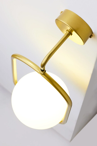 Nowoczesny Kinkiet IGON wys. 50cm 1xE14 11W IP20 | Złoty