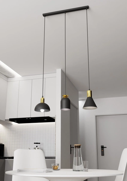 Lampa wisząca Emibig FOX 3 BL 1402/3