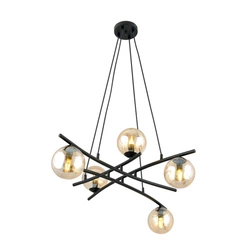 Lampa wisząca Emibig ESSA 5 MIODOWY 1204/5