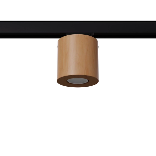 Plafon ORBIS naturalne drewno GU10 3000K 7W 510lm #B