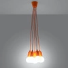 Lampa Wisząca DIEGO 5, PCV Pomarańczowy, E27 5 x 60W, SL.0586