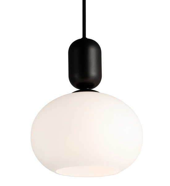 Lampa wisząca NOTTI E27 40W Szkło | Czarny