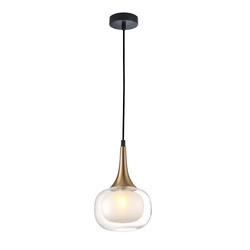 Lampa wisząca Konila śr. 16cm G9 | mosiądz