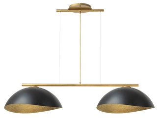 Lampa Sigma Solar 2 M złoty / klosz czarno-złoty 40571