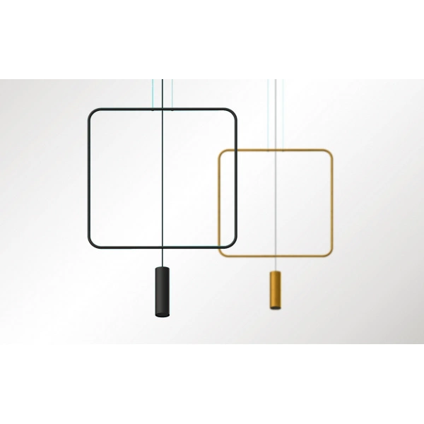 Lampa wisząca RANA 1 TH.018CZ czarna 1xGU10