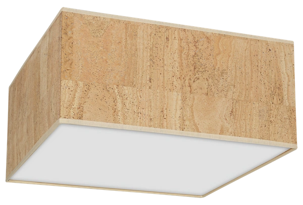 Lampa sufitowa CORK, MLP7517, biały/korkowy, 2x40W E27