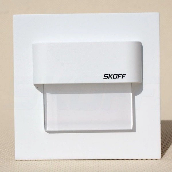 Oprawa schodowa TANGO BIAŁY MAT/ neutralna 4K 10V do puszki 60mm