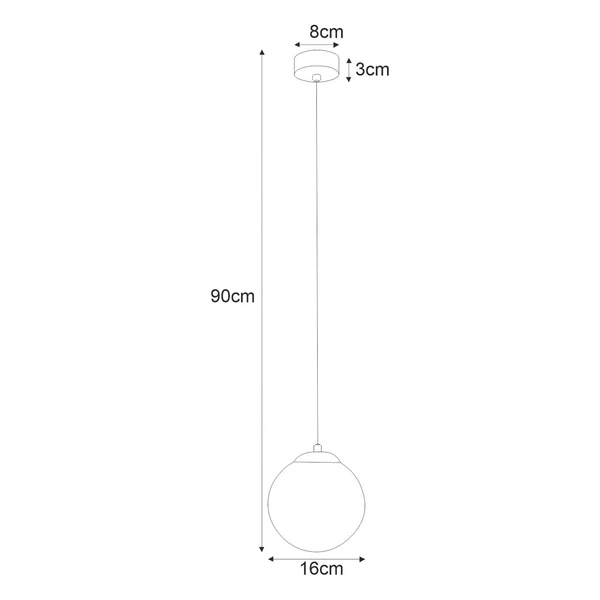 Lampa wisząca K-4911 z serii ISLA
