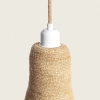 Lampa Wisząca Boho z Włókna Naturalnego Abruzzo Chiara E27 56cm