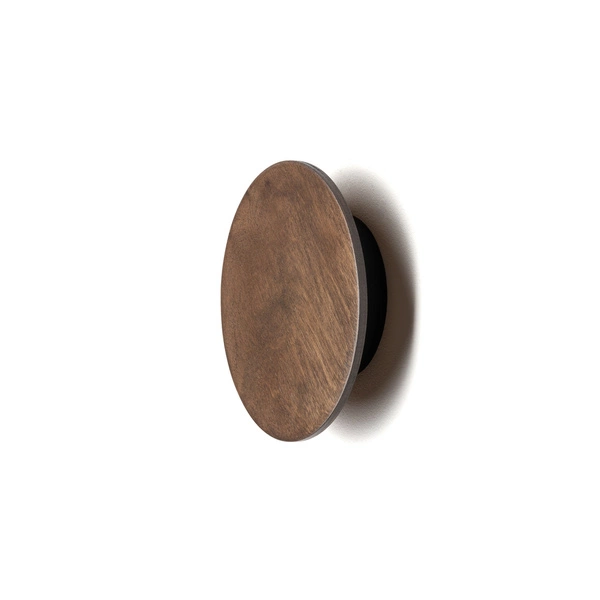Kinkiet RING TIMBER LED S śr. 15cm 7W barwa ciepła 3000K | ciemne drewno 11288