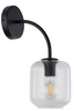 Klasyczna lampa ścienna SHINE E27 60W gł. 23cm | transparent