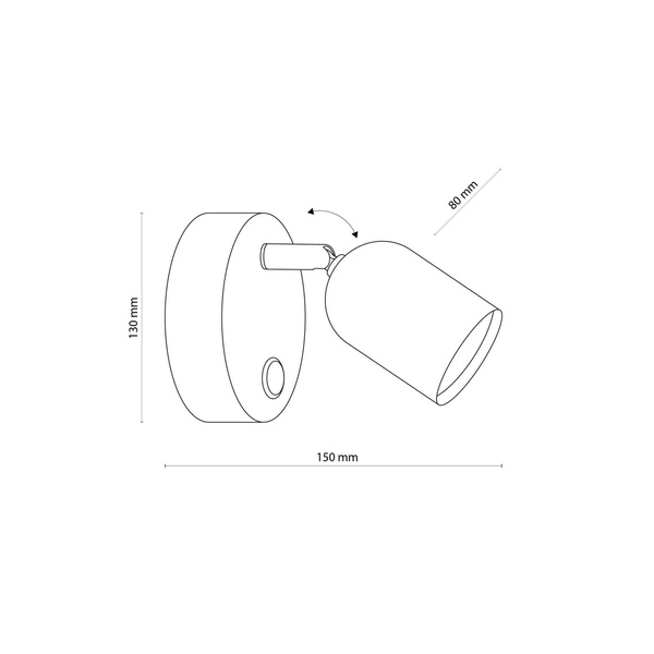 Kinkiet TOP 4411 1xGU10 biały 4411