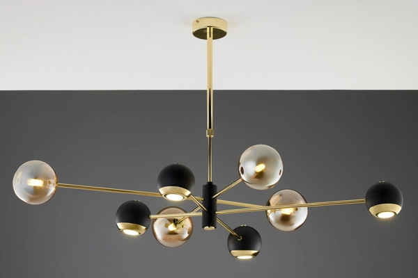 Nowoczesny Żyrandol MOKA wys. 47-69cm 4xG9 4xGU10
14W IP20 | Złoty