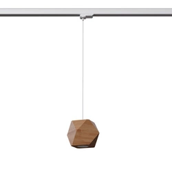 Lampa wisząca WOODY naturalne drewno GU10 4000K 7W 530lm #W