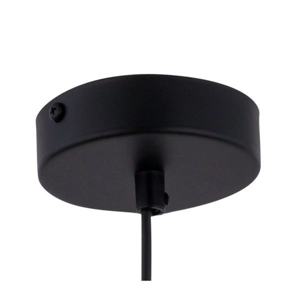 Nowoczesna lampa wisząca szklana kula SOL 1 czarny 32038