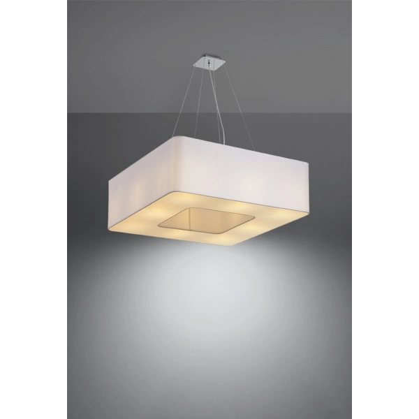 Nowoczesna lampa wisząca URANO SL.0783 60 cm biała 8xE27