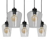 Lampa wisząca SANTIAGO CLEAR 5xE27