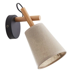 Nowoczesny kinkiet do salonu VAIO NATURE 573 E27 | beżowy 573