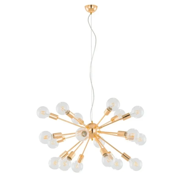 Lampa wisząca THEO śr. 64cm 18xE27 | złoty