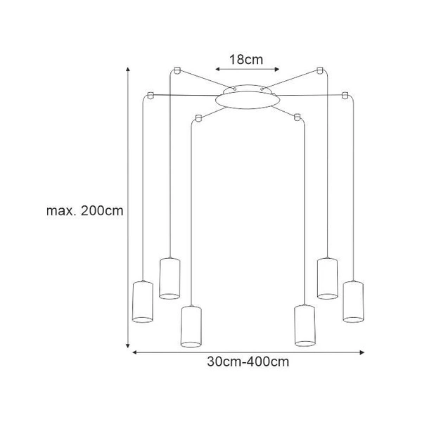 Lampa wisząca K-4893 z serii VIGO