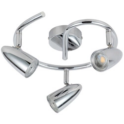 Lampa sufitowa LIBERTY spirala 3x4W LED, chrom, barwa ciepła 3000K, 93-49612