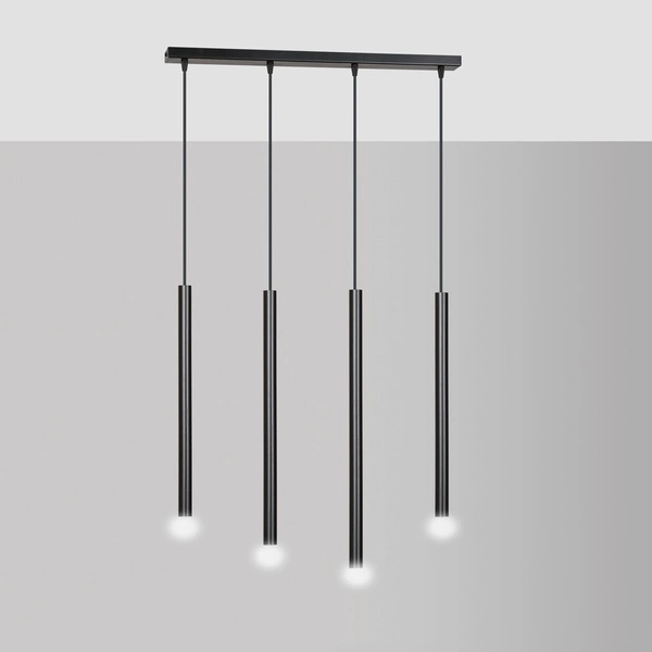 Lampa wisząca Emibig SELTER 4 Czarny 552/4