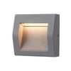 Zewnętrzna lampa ścienna WALL 40 3W 4000K IP54 wpuszczana | szary